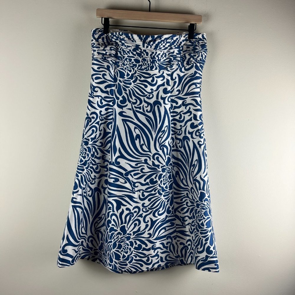 2/$30 Ann Taylor Strapless Silk Dress 6 - Picture 3 of 5